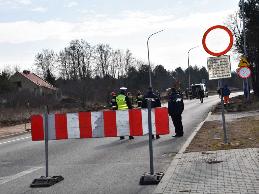 Uszkodzony gazociąg. Ewakuacja szkoły (zdjęcia)