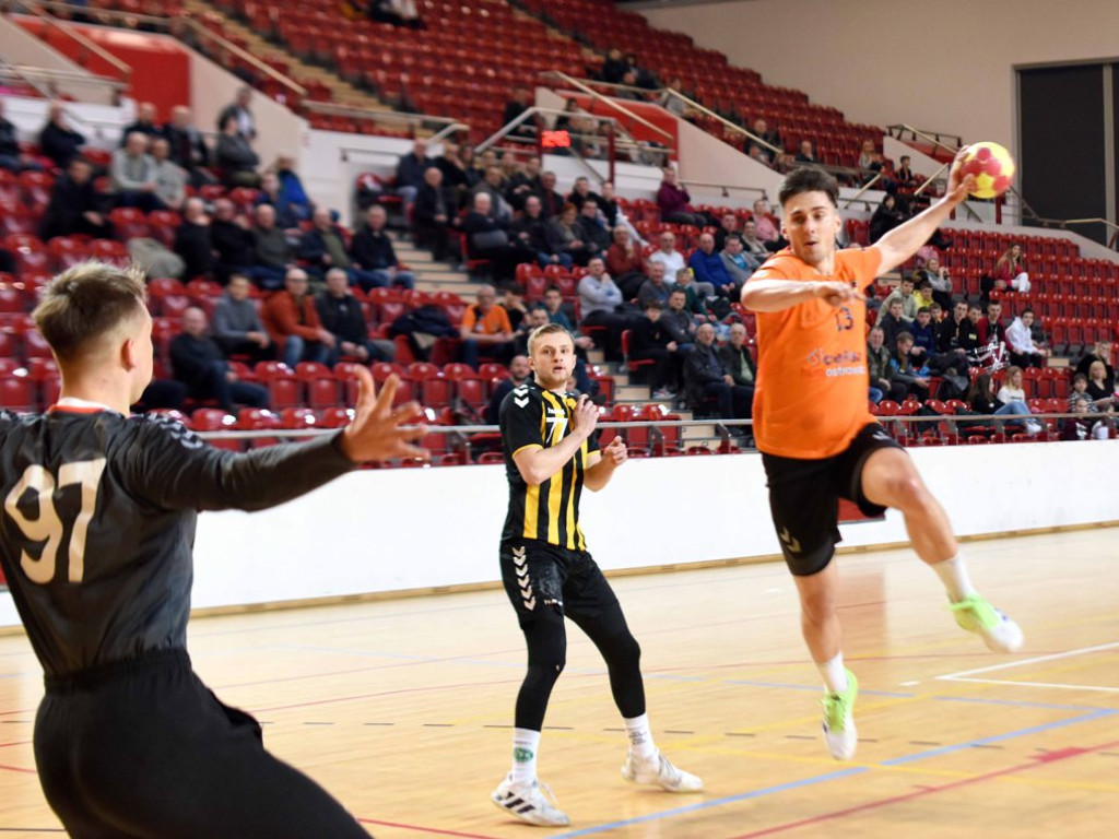 I liga piłki ręcznej mężczyzn. Grupa D *KSZO Ostrowiec Świętokrzyski ? Grunwald Ruda Śląska 39:31