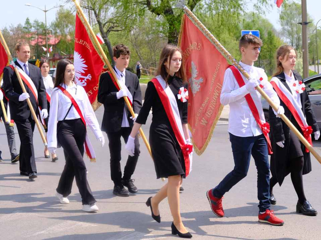 Obchody Święta Konstytucji 3 Maja w Ostrowcu Świętokrzyskim (zdjęcia)