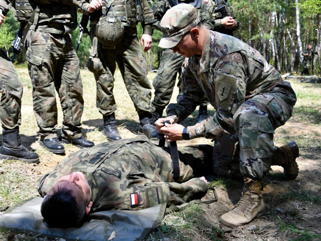 Wspólne ćwiczenia Świętokrzyskich Terytorialsów i żołnierzy U.S. Army (zdjęcia)