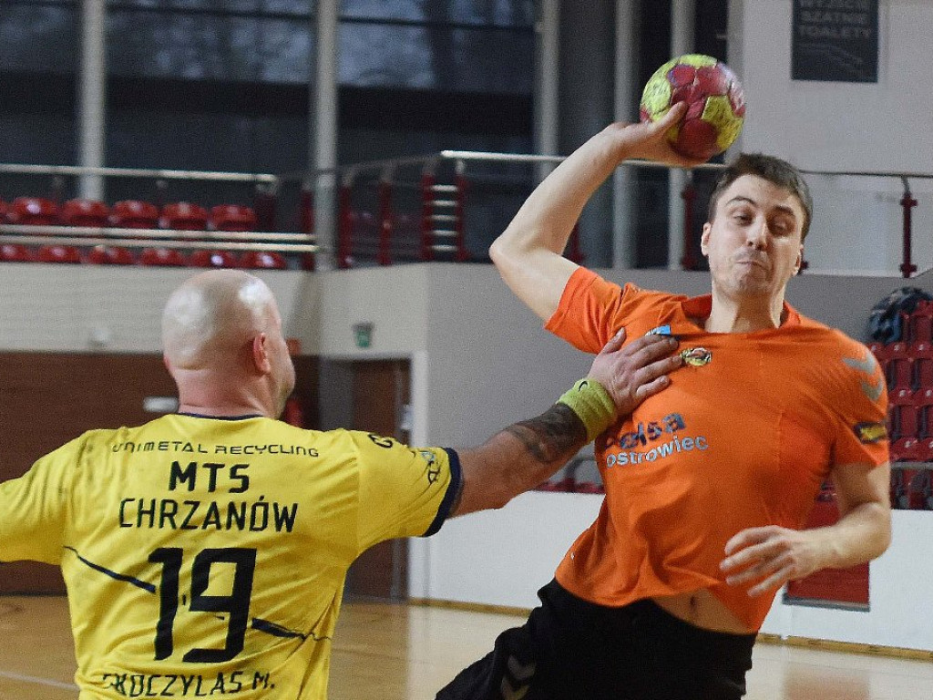 I liga piłki ręcznej mężczyzn. Grupa D. *KSZO Ostrowiec Świętokrzyski - MTS Chrzanów 31:26