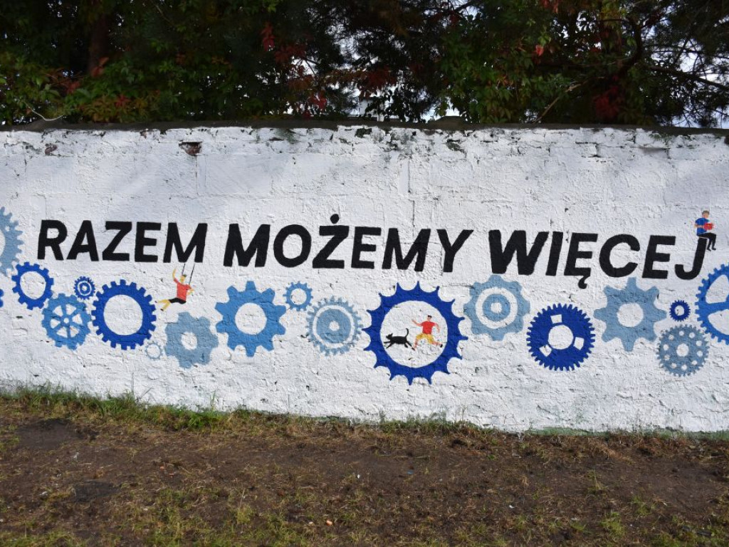 Mural łączy mieszkańców