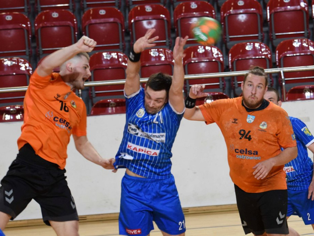 I liga piłki ręcznej mężczyzn. Grupa D. KSZO Ostrowiec Świętokrzyski - ASPR Zawadzkie  41:37