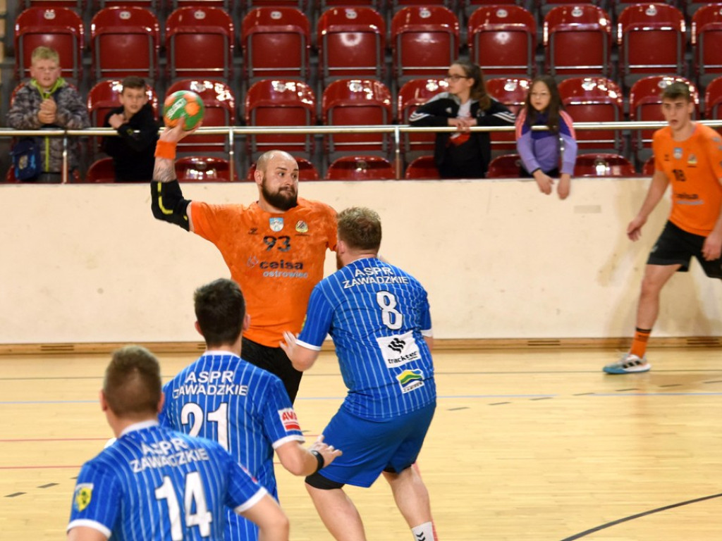 I liga piłki ręcznej mężczyzn. Grupa D. KSZO Ostrowiec Świętokrzyski - ASPR Zawadzkie  41:37