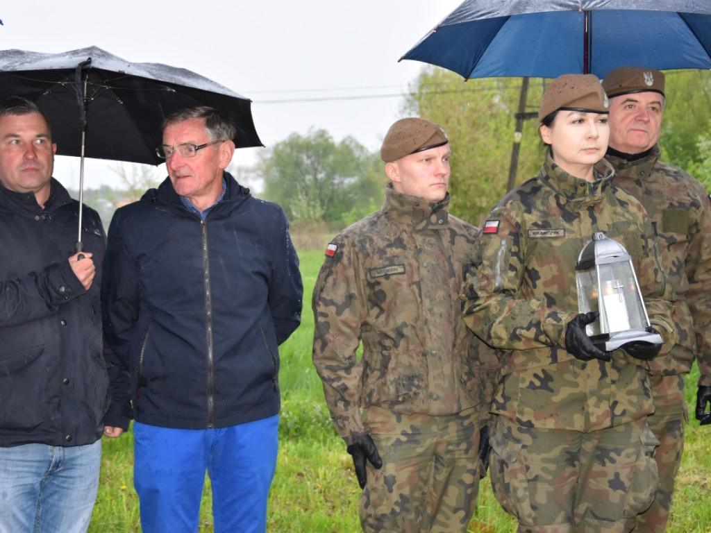 Tablica upamiętniająca zwycięską bitwę