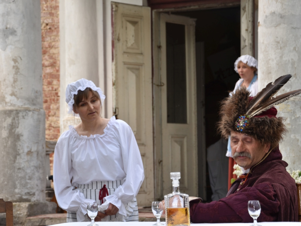 Hrabia Małachowski na Pikniku Porcelanowym w Ćmielowie