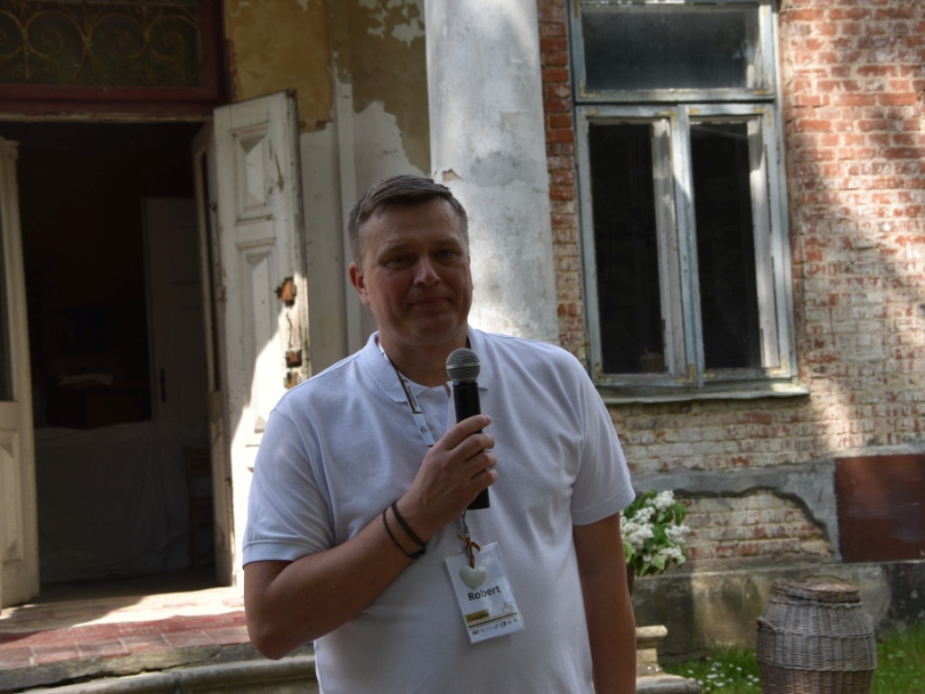 Hrabia Małachowski na Pikniku Porcelanowym w Ćmielowie