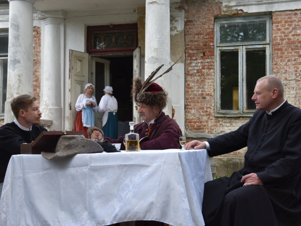 Hrabia Małachowski na Pikniku Porcelanowym w Ćmielowie