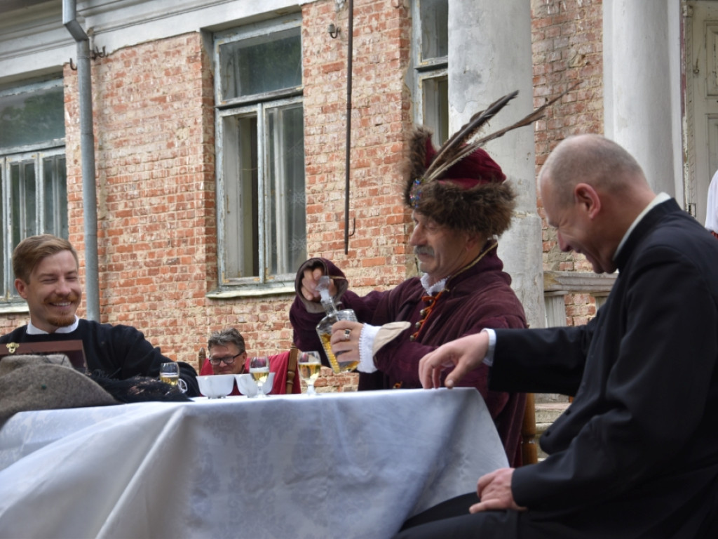 Hrabia Małachowski na Pikniku Porcelanowym w Ćmielowie