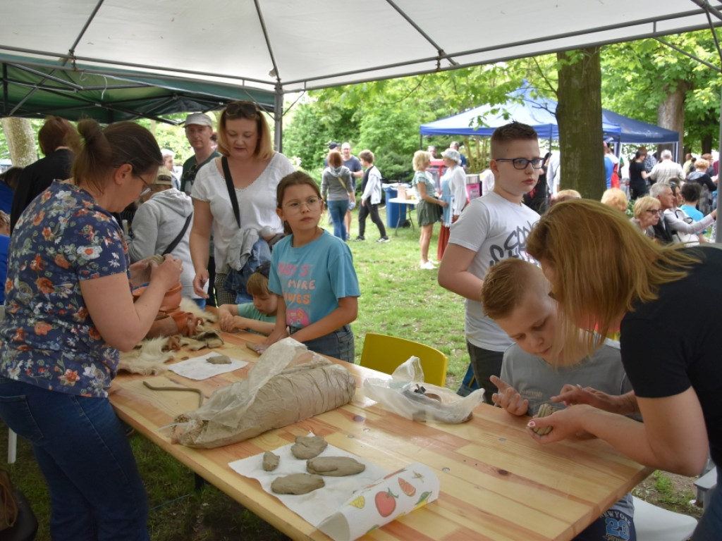 Hrabia Małachowski na Pikniku Porcelanowym w Ćmielowie