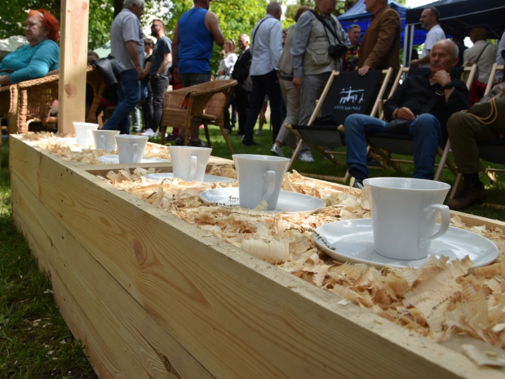 Hrabia Małachowski na Pikniku Porcelanowym w Ćmielowie
