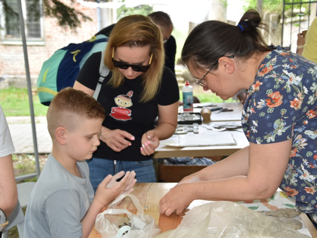 Hrabia Małachowski na Pikniku Porcelanowym w Ćmielowie