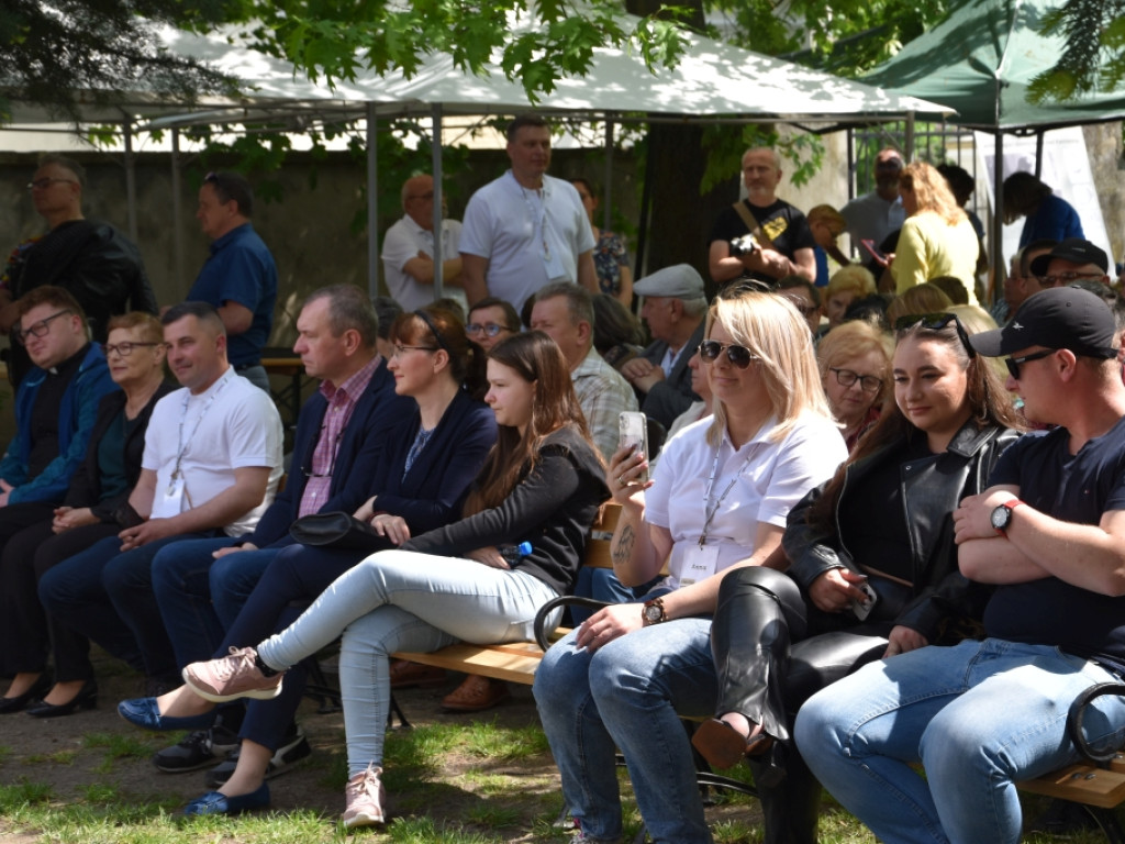 Hrabia Małachowski na Pikniku Porcelanowym w Ćmielowie