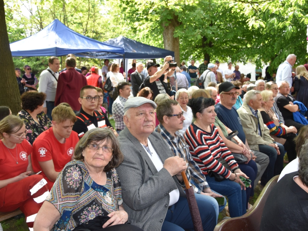 Hrabia Małachowski na Pikniku Porcelanowym w Ćmielowie