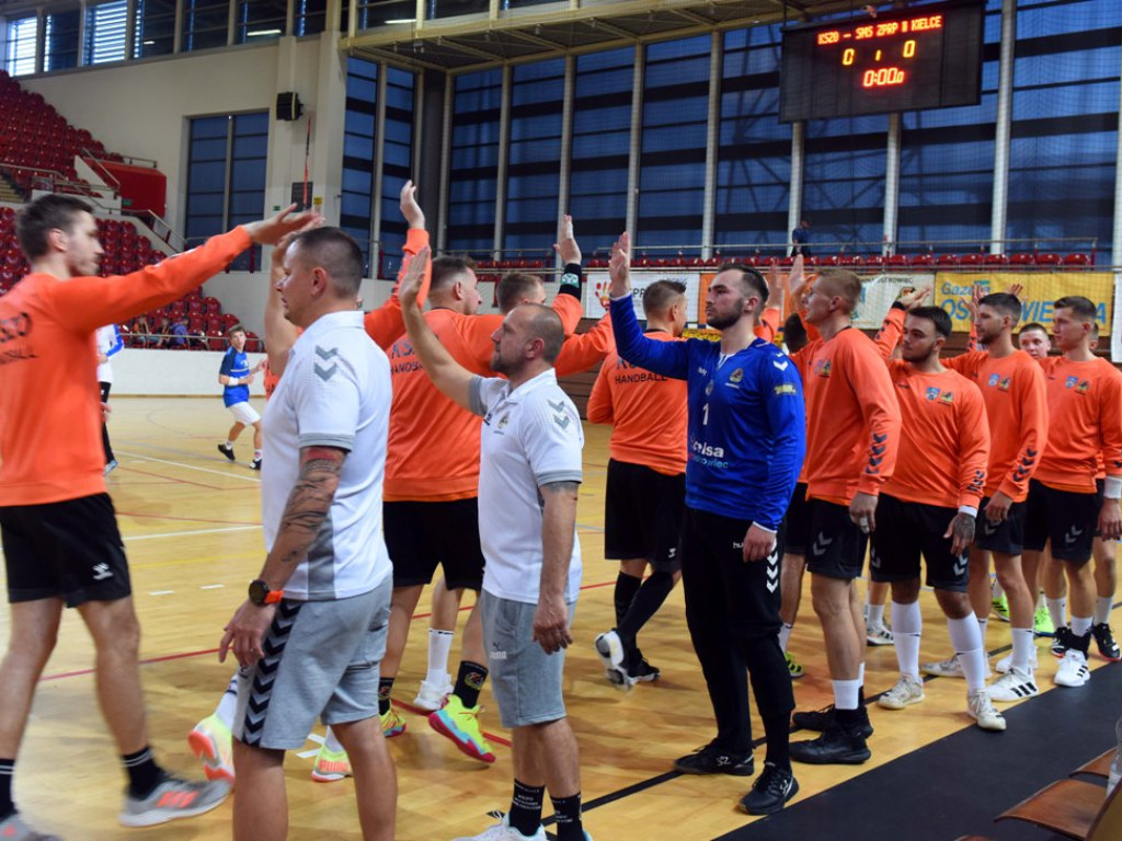 I liga piłki ręcznej mężczyzn. Grupa D. *KSZO Ostrowiec Świętokrzyski - SMS ZPRP II Kielce 34:27