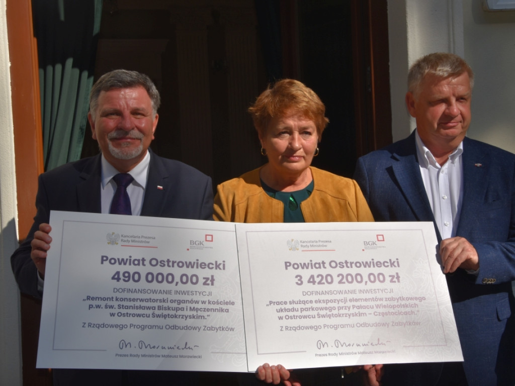 Blisko 6,7 mln złotych na renowację parku, zabytkowej piwnicy oraz kościołów