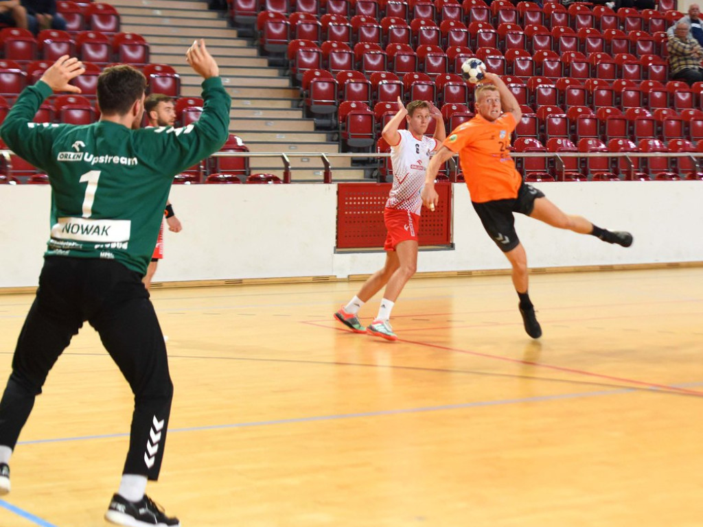 I liga piłki ręcznej mężczyzn. Grupa D. *KSZO Ostrowiec Świętokrzyski - Orlen Upstream SRS Przemyśl 28:30