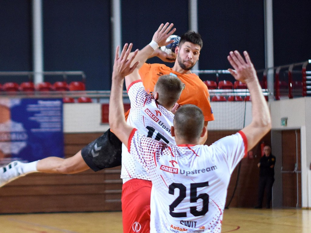 I liga piłki ręcznej mężczyzn. Grupa D. *KSZO Ostrowiec Świętokrzyski - Orlen Upstream SRS Przemyśl 28:30