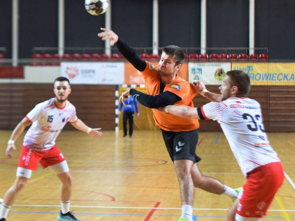 I liga piłki ręcznej mężczyzn. Grupa D. *KSZO Ostrowiec Świętokrzyski - Orlen Upstream SRS Przemyśl 28:30