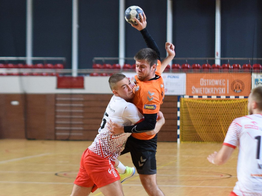 I liga piłki ręcznej mężczyzn. Grupa D. *KSZO Ostrowiec Świętokrzyski - Orlen Upstream SRS Przemyśl 28:30