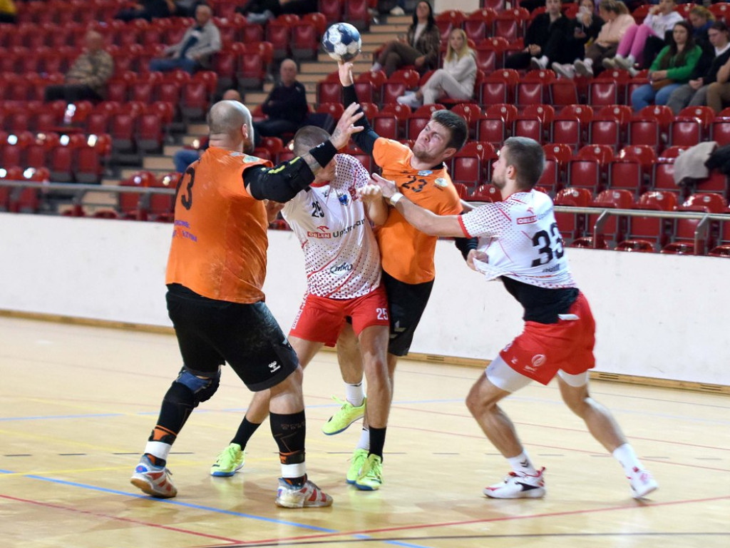 I liga piłki ręcznej mężczyzn. Grupa D. *KSZO Ostrowiec Świętokrzyski - Orlen Upstream SRS Przemyśl 28:30