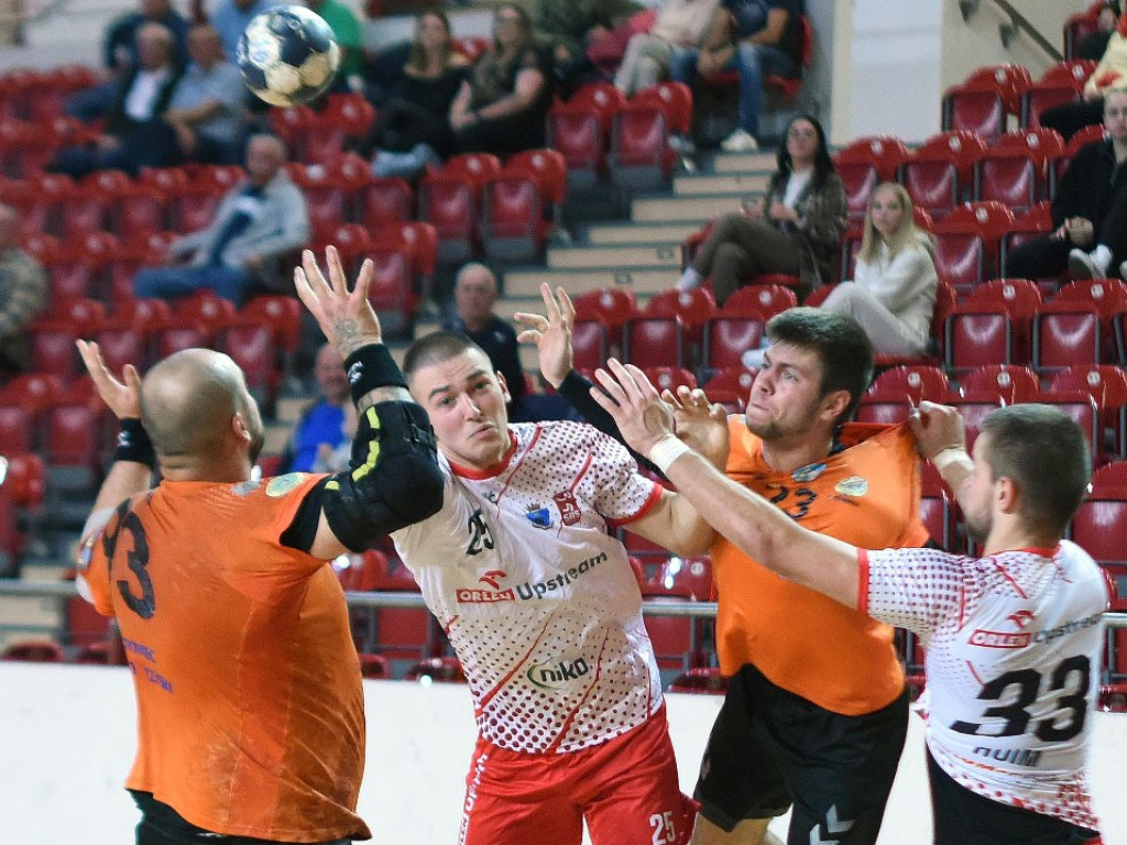 I liga piłki ręcznej mężczyzn. Grupa D. *KSZO Ostrowiec Świętokrzyski - Orlen Upstream SRS Przemyśl 28:30