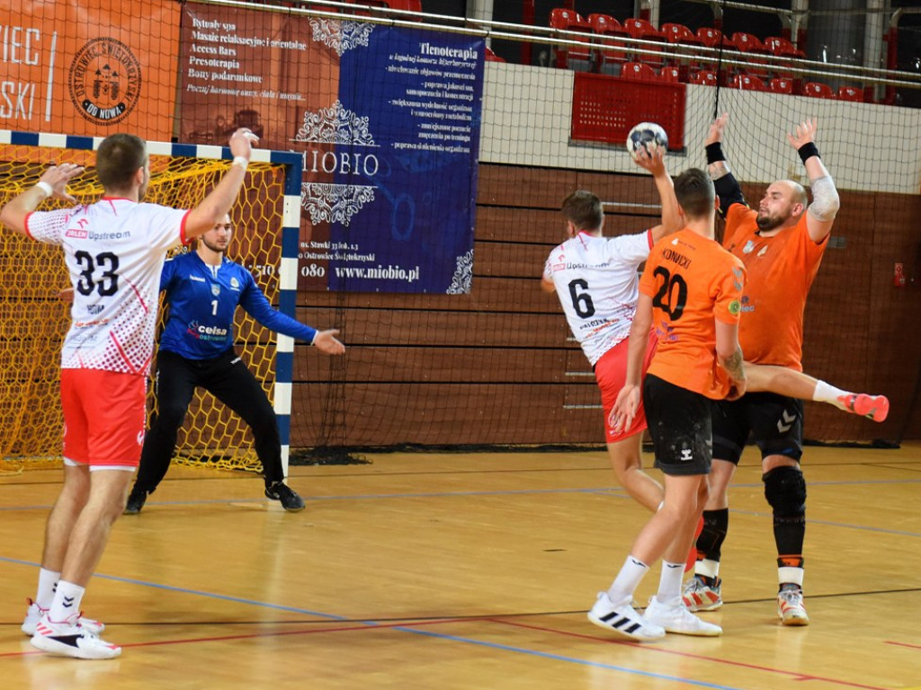 I liga piłki ręcznej mężczyzn. Grupa D. *KSZO Ostrowiec Świętokrzyski - Orlen Upstream SRS Przemyśl 28:30
