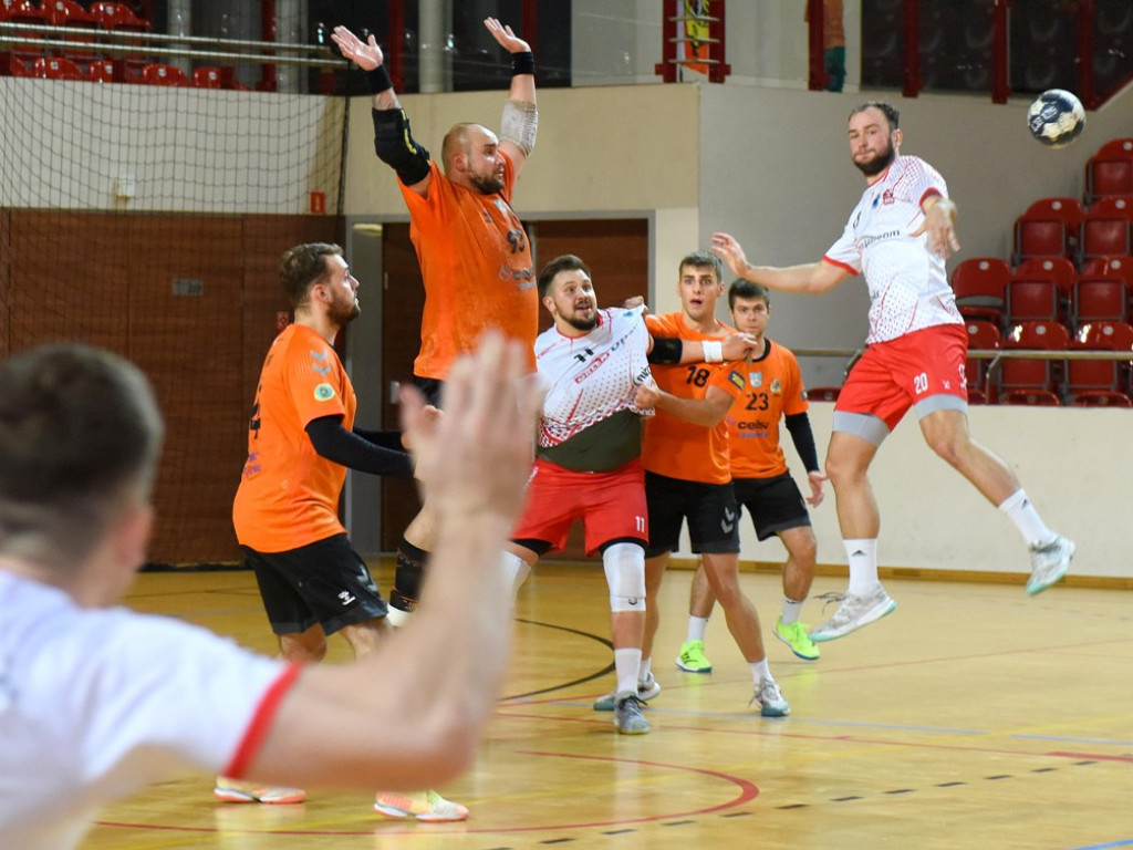 I liga piłki ręcznej mężczyzn. Grupa D. *KSZO Ostrowiec Świętokrzyski - Orlen Upstream SRS Przemyśl 28:30