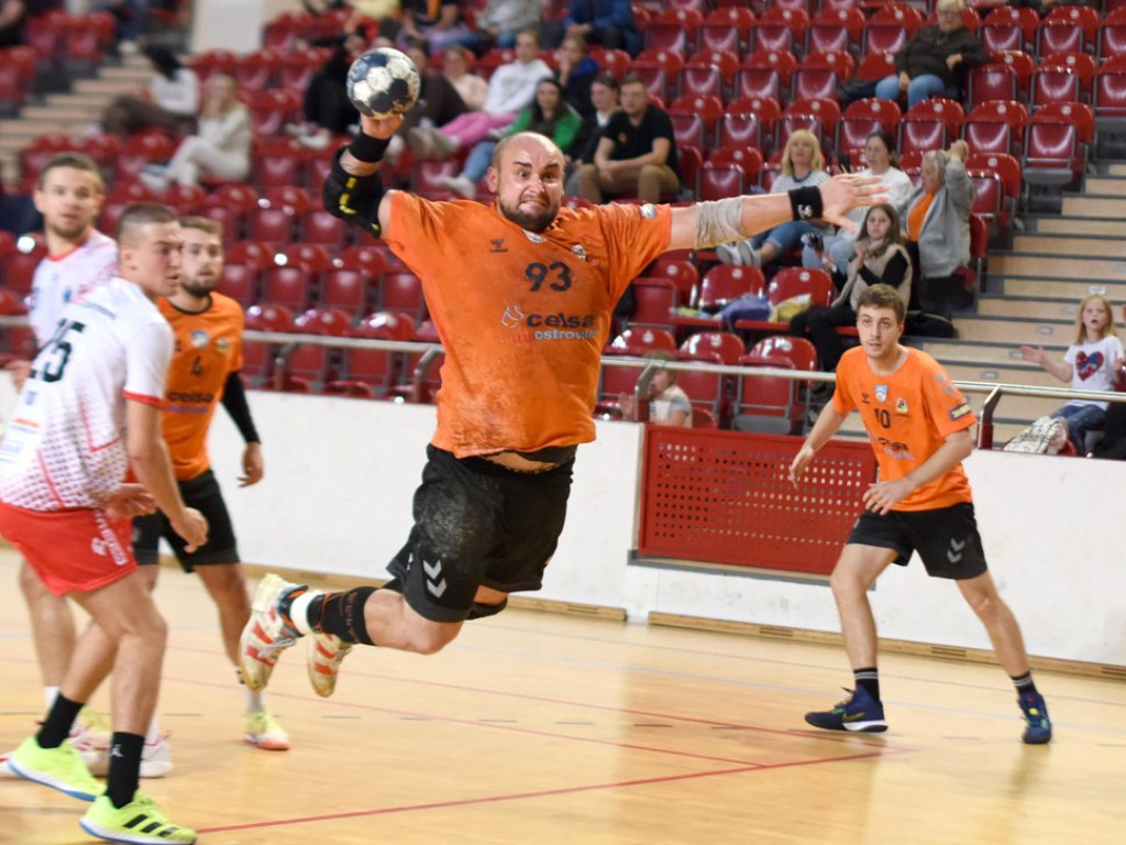 I liga piłki ręcznej mężczyzn. Grupa D. *KSZO Ostrowiec Świętokrzyski - Orlen Upstream SRS Przemyśl 28:30