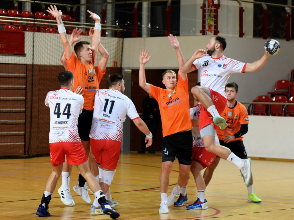 I liga piłki ręcznej mężczyzn. Grupa D. *KSZO Ostrowiec Świętokrzyski - Orlen Upstream SRS Przemyśl 28:30
