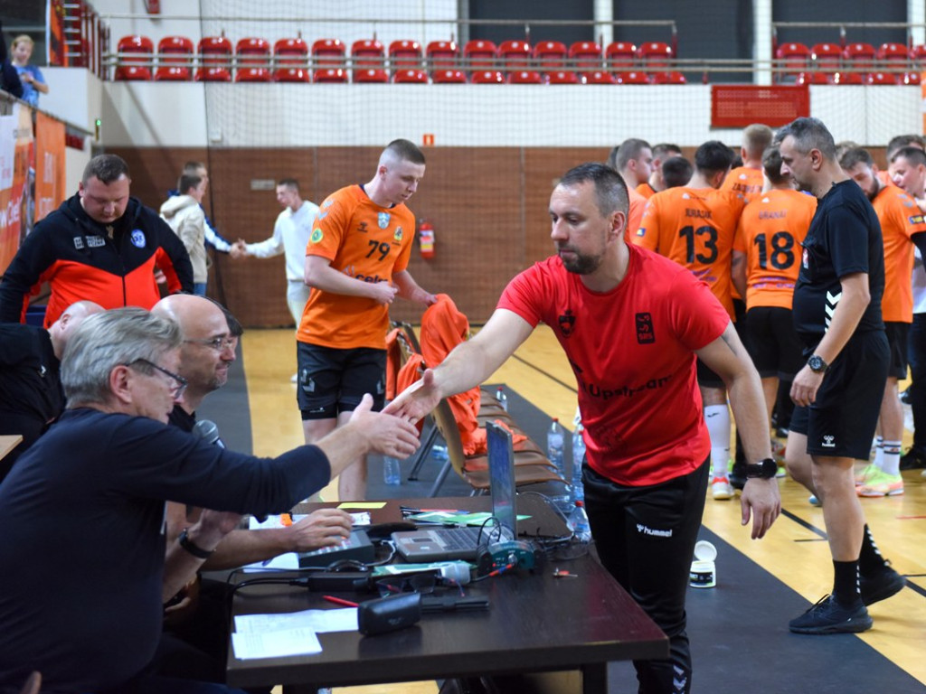 I liga piłki ręcznej mężczyzn. Grupa D. *KSZO Ostrowiec Świętokrzyski - Orlen Upstream SRS Przemyśl 28:30