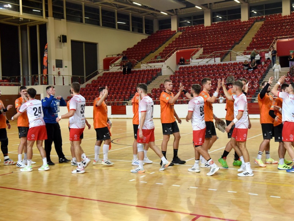 I liga piłki ręcznej mężczyzn. Grupa D. *KSZO Ostrowiec Świętokrzyski - Orlen Upstream SRS Przemyśl 28:30