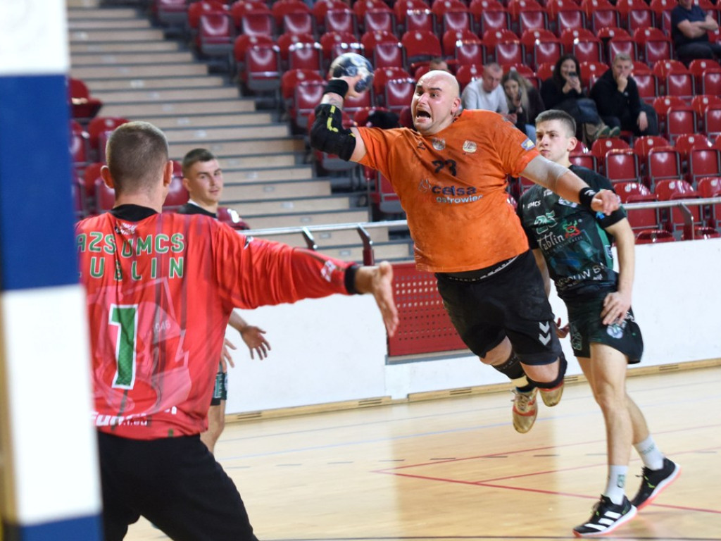 I liga piłki ręcznej mężczyzn. Grupa D. *KSZO Ostrowiec Świętokrzyski - Luxiona AZS UMCS Lublin 40:34