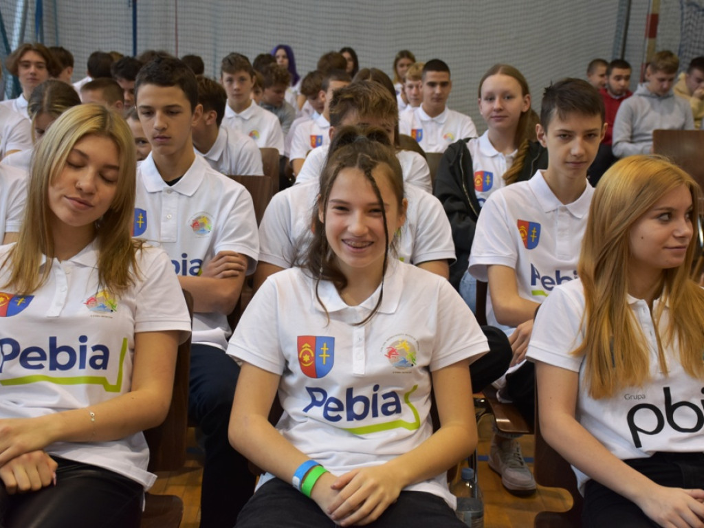 Inauguracja Roku Sportowego w Zespole Szkół Ogólnokształcących Mistrzostwa Sportowego. Z uczniami spotkała się wspaniała lekkoatletka Angelika Cichocka