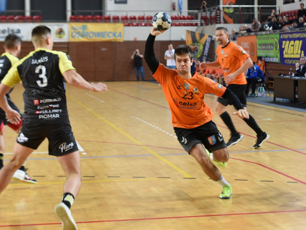 I liga piłki ręcznej mężczyzn. Grupa D. *KSZO Ostrowiec Świętokrzyski - KSSPR Końskie 29:31