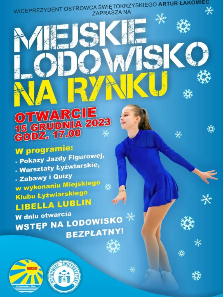 Miejskie Lodowisko na Rynku od 15 grudnia!