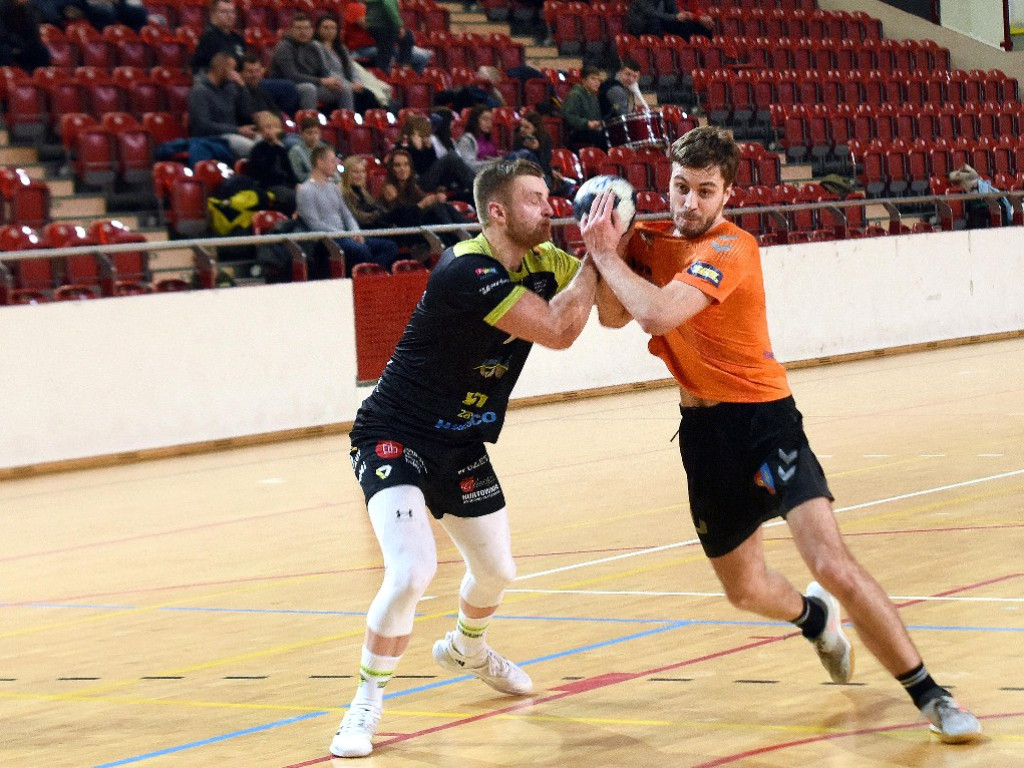 I liga piłki ręcznej mężczyzn. Grupa D. *KSZO Ostrowiec Świętokrzyski - Viret CMC Zawiercie 39:41