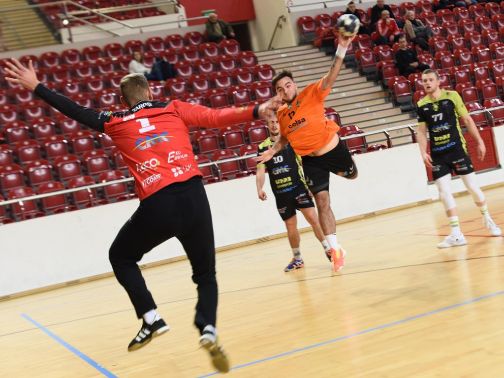 I liga piłki ręcznej mężczyzn. Grupa D. *KSZO Ostrowiec Świętokrzyski - Viret CMC Zawiercie 39:41