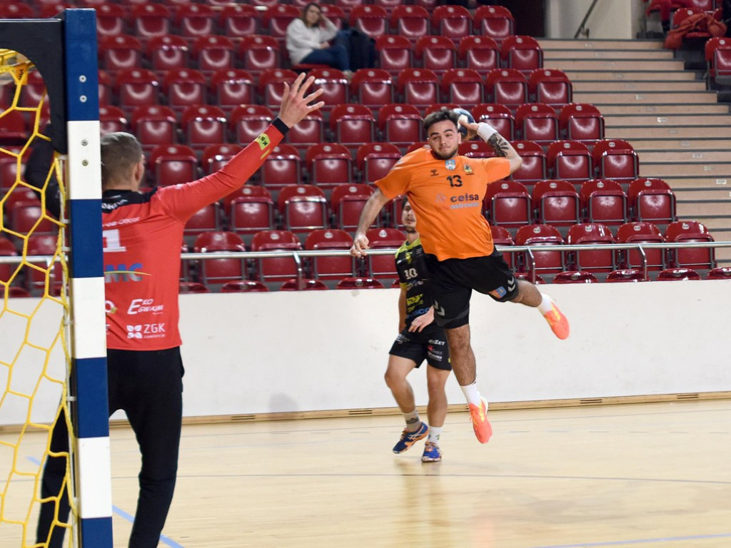 I liga piłki ręcznej mężczyzn. Grupa D. *KSZO Ostrowiec Świętokrzyski - Viret CMC Zawiercie 39:41