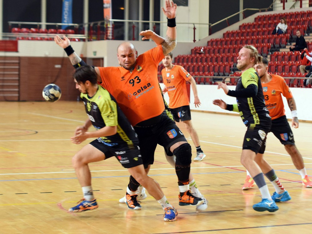I liga piłki ręcznej mężczyzn. Grupa D. *KSZO Ostrowiec Świętokrzyski - Viret CMC Zawiercie 39:41