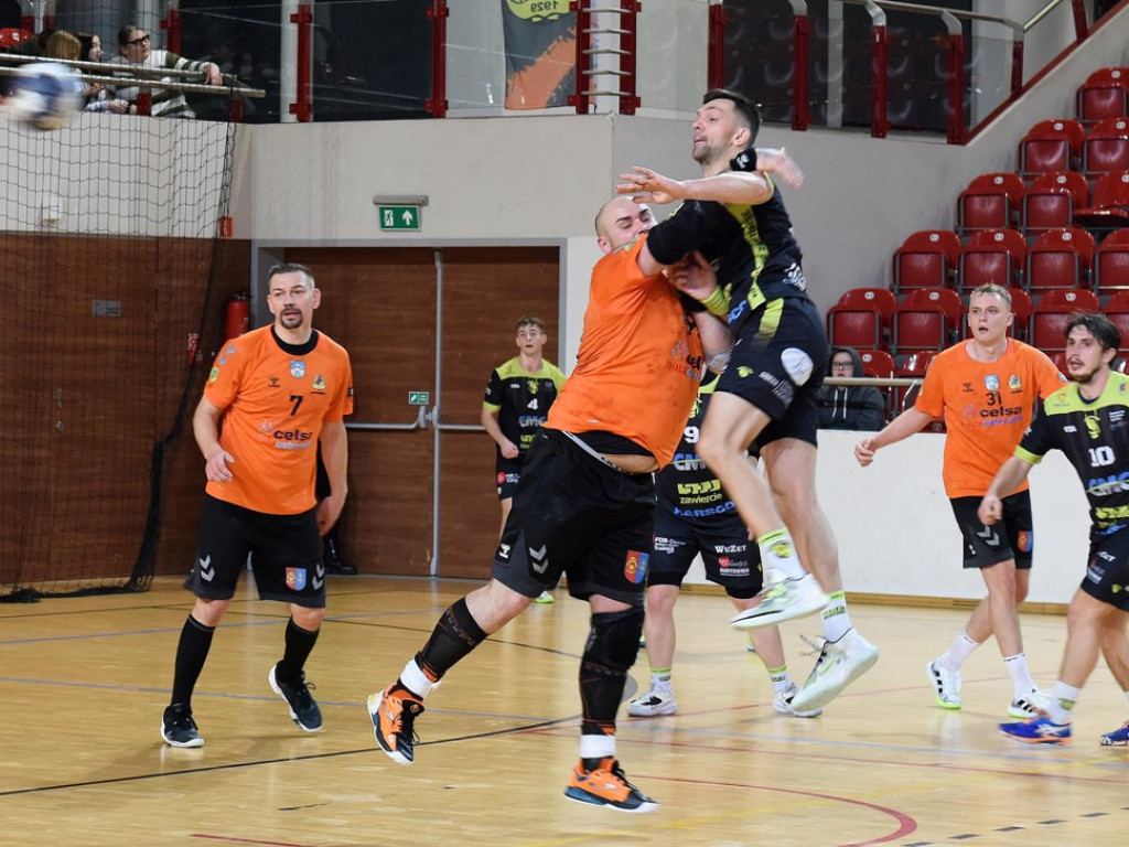 I liga piłki ręcznej mężczyzn. Grupa D. *KSZO Ostrowiec Świętokrzyski - Viret CMC Zawiercie 39:41