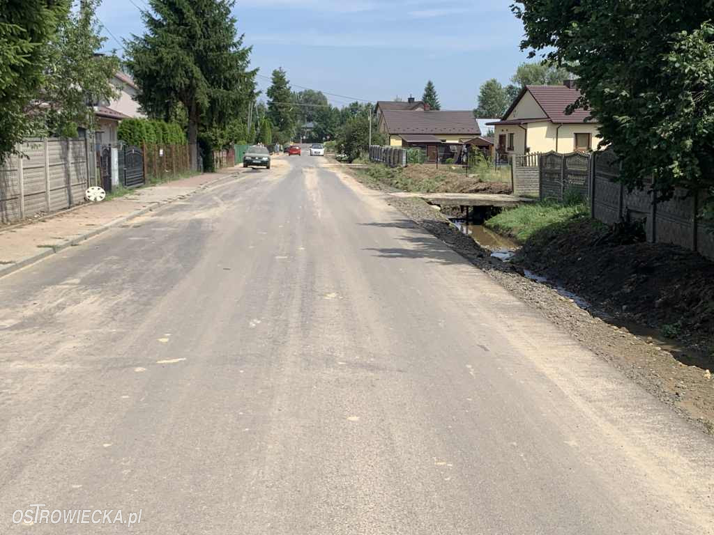 Zniszczenia po ulewie w powiecie ostrowieckim