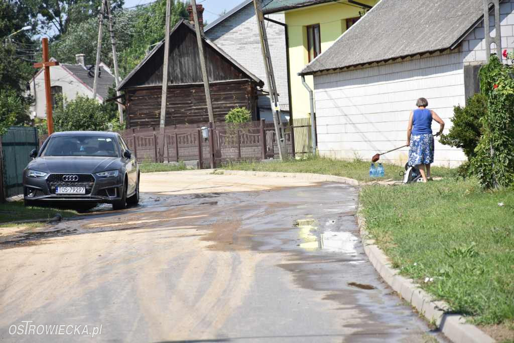 Skutki powodzi w Brzóstowej