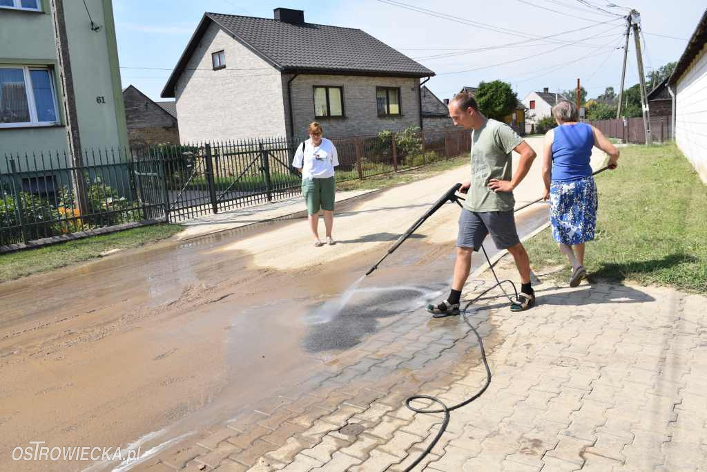 Skutki powodzi w Brzóstowej