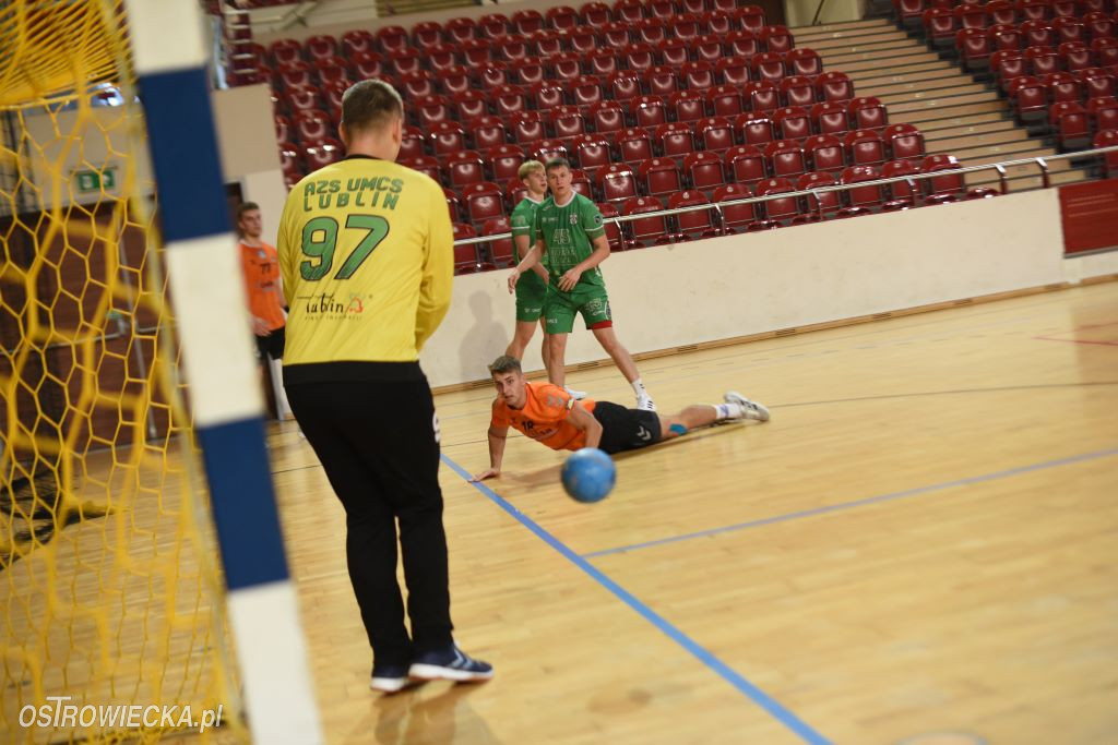 Turniej piłki ręcznej. Mecz KSZO - AZS UMCS Lublin