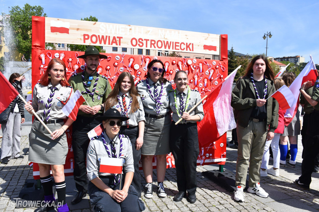 Święto Flagi na ostrowieckim rynku