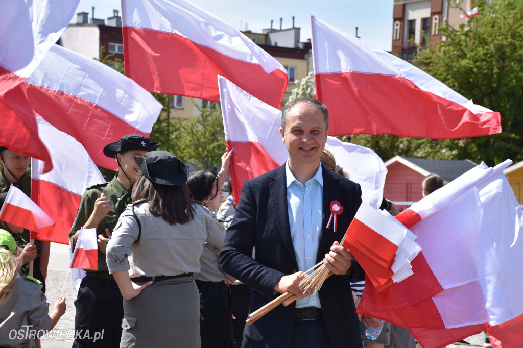 Święto Flagi na ostrowieckim rynku
