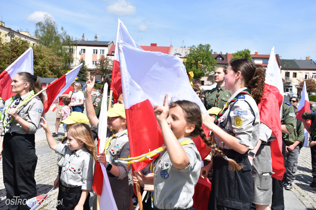 Święto Flagi na ostrowieckim rynku