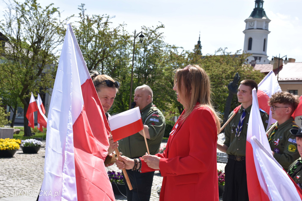 Święto Flagi na ostrowieckim rynku