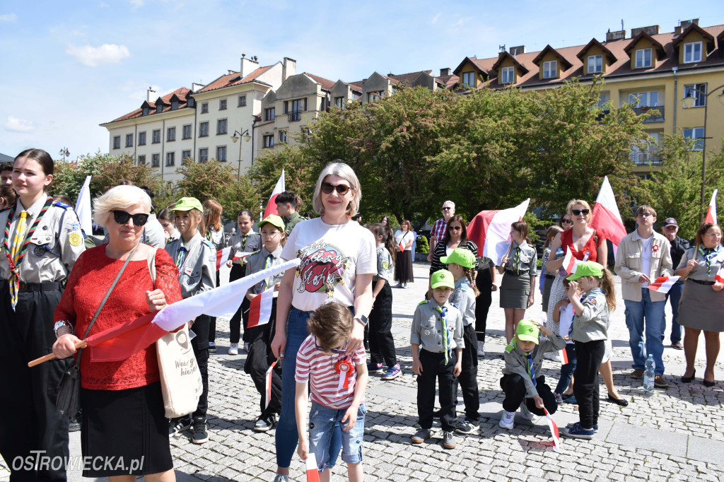 Święto Flagi na ostrowieckim rynku